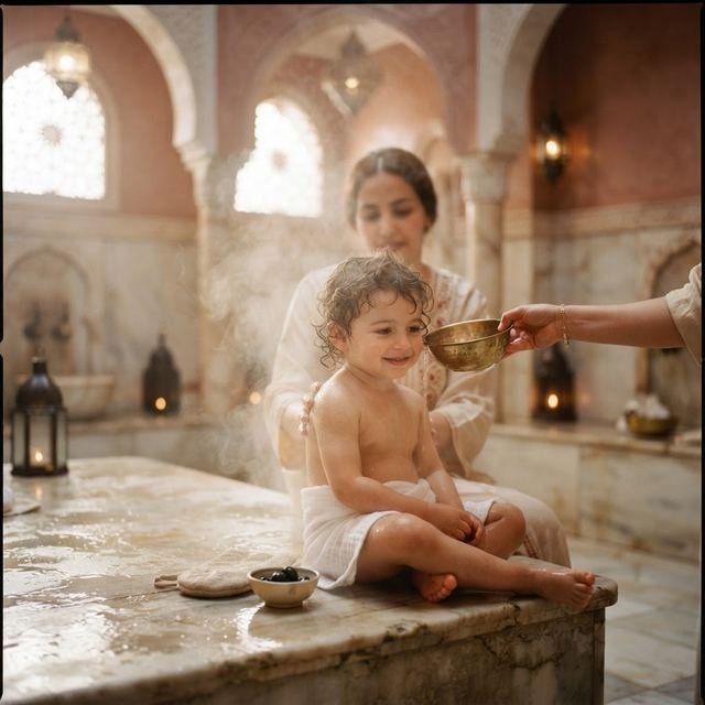 Hammam enfant (moins de 3 ans)